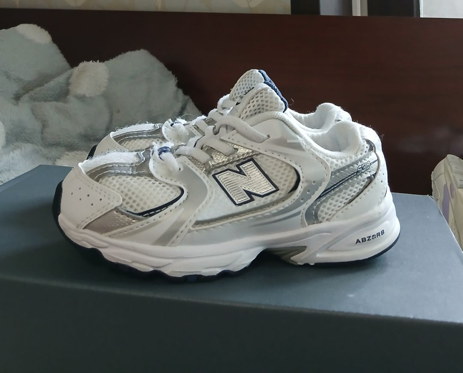 뉴발란스키즈530 화이트스틸 160운동화 거의새거--1