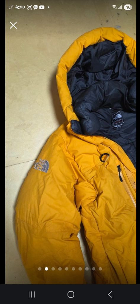 노스페이스 히말라야 대장 패딩--1