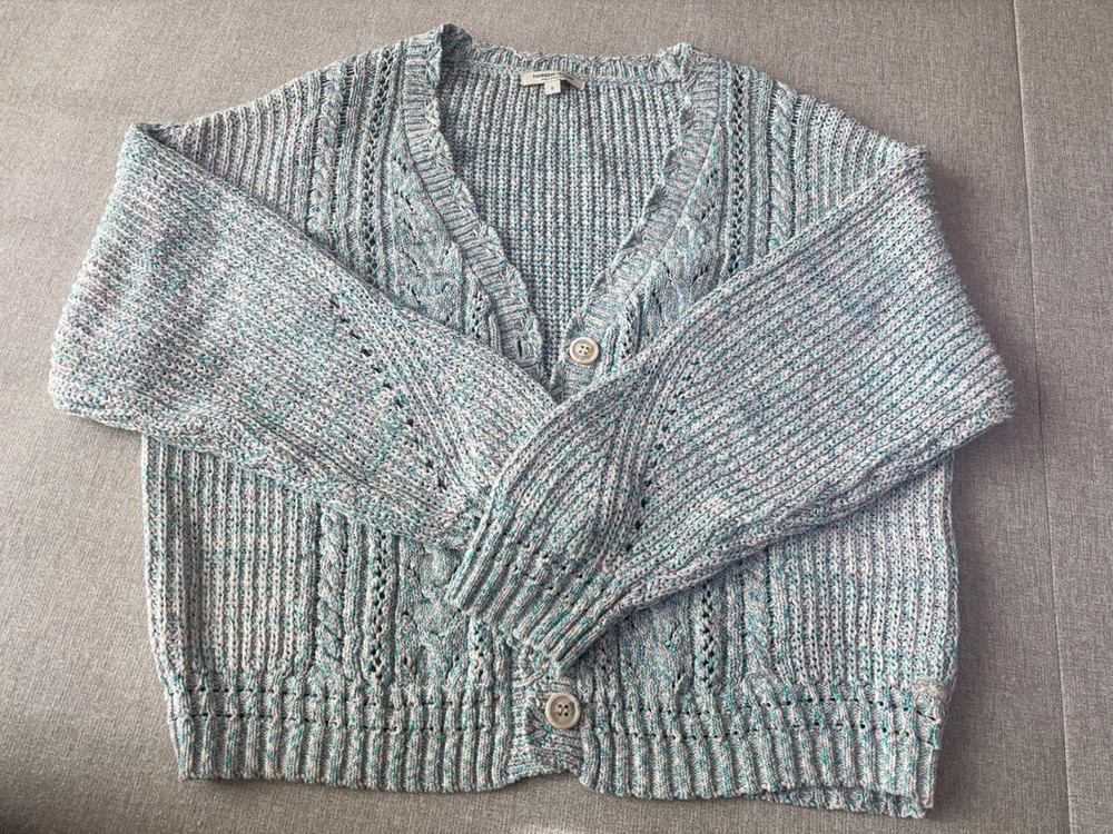 써스데이아일랜드 테입사 케이블 니트 가디건 (T252MCD134W)--2