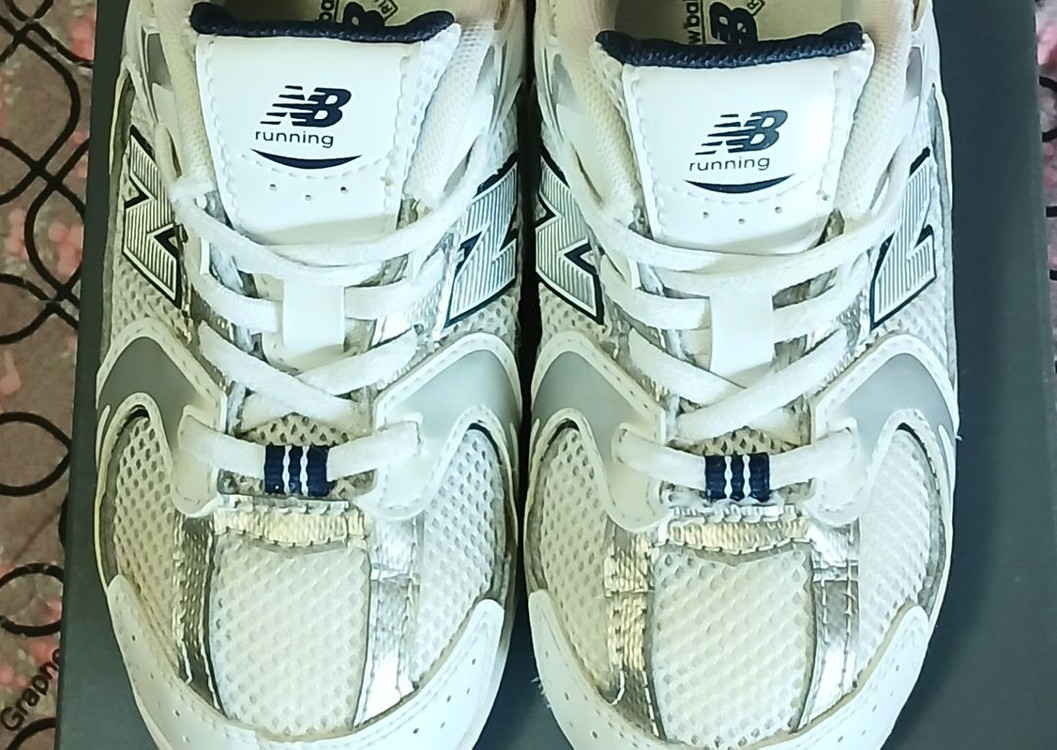 뉴발란스키즈530 화이트스틸 160운동화 거의새거--7