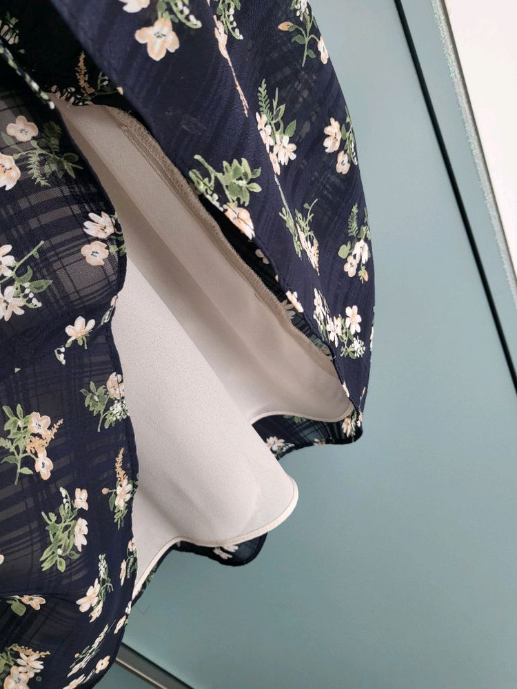 지고트 플로랄 원피스 (반택포)--6