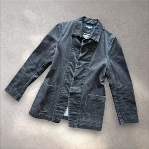 여성 S~M ) 유나이티드 애로우즈 블랙 데님 자켓 간절기 일본제작