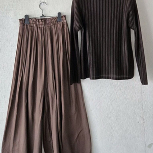 이세이미야케 플리츠플리즈 블라우스+일제팬츠