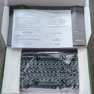 엘레트론 페나 키보드 블랙 스페셜 적축 + 추가키캡 이미지