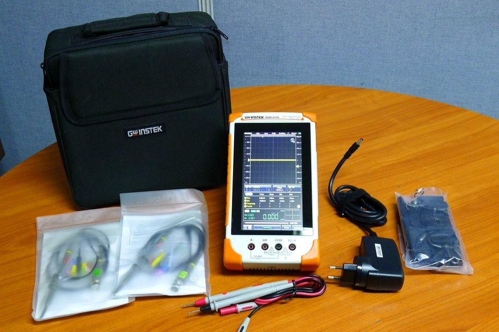 GWinstek GDS-210 휴대용 오실로스코프+멀티미터 Gwinstek GDS210 스코프미터, 휴대용오실로스코 이미지