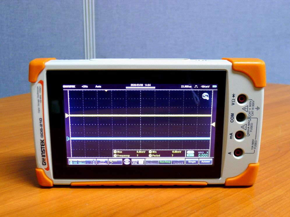 GWinstek GDS-210 휴대용 오실로스코프+멀티미터 Gwinstek GDS210 스코프미터, 휴대용오실로스코 이미지