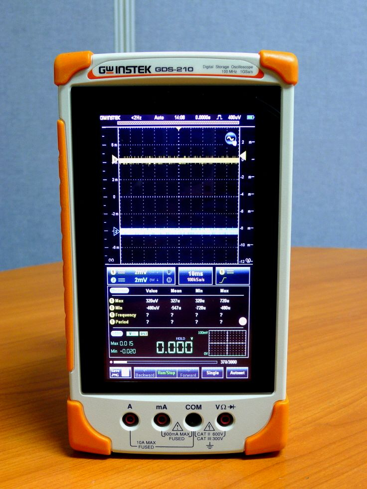 GWinstek GDS-210 휴대용 오실로스코프+멀티미터 Gwinstek GDS210 스코프미터, 휴대용오실로스코 이미지