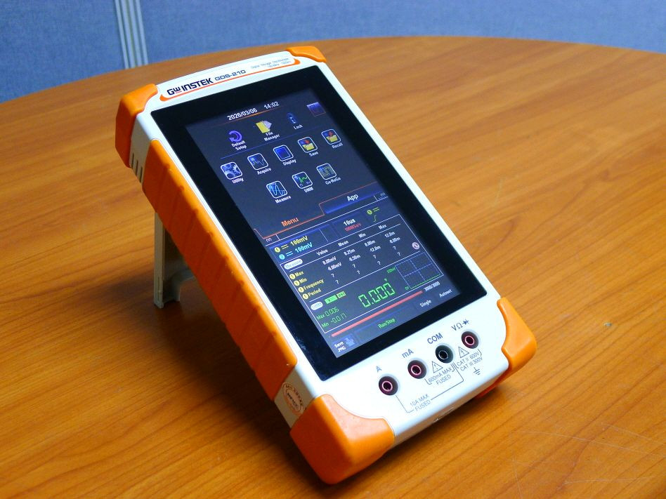 GWinstek GDS-210 휴대용 오실로스코프+멀티미터 Gwinstek GDS210 스코프미터, 휴대용오실로스코 이미지