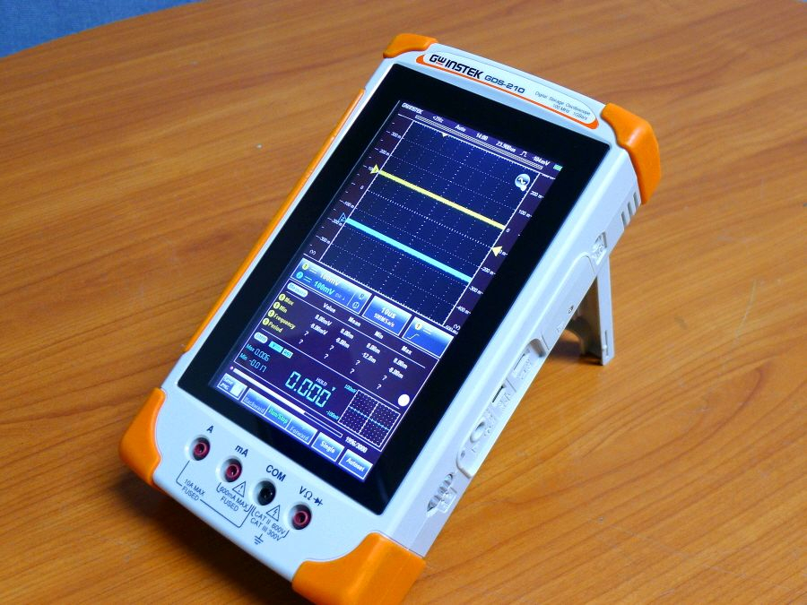 GWinstek GDS-210 휴대용 오실로스코프+멀티미터 Gwinstek GDS210 스코프미터, 휴대용오실로스코 이미지