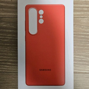 삼성 갤럭시 S25 울트라 정품 실리콘 케이스 레드 이미지