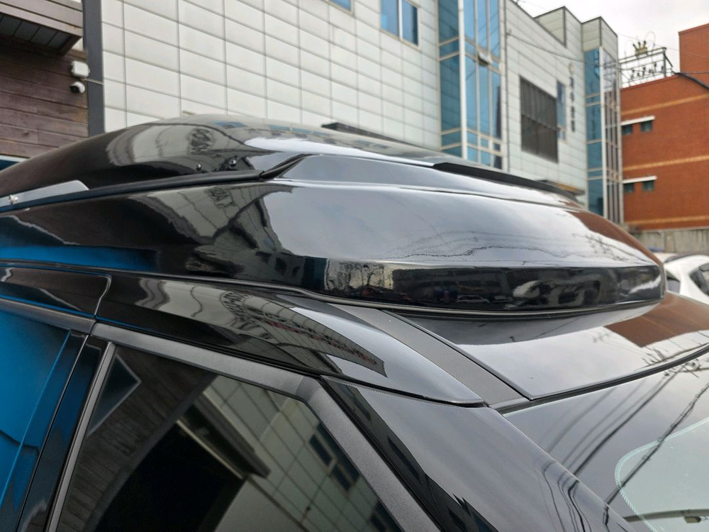 카니발ka4 린드메이드frp 루프박스 블랙 팝니다--1