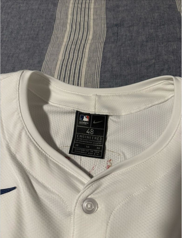 mlb 텍사스레인저스 코리시거 월드시리즈 우승 어센틱 유니폼--2