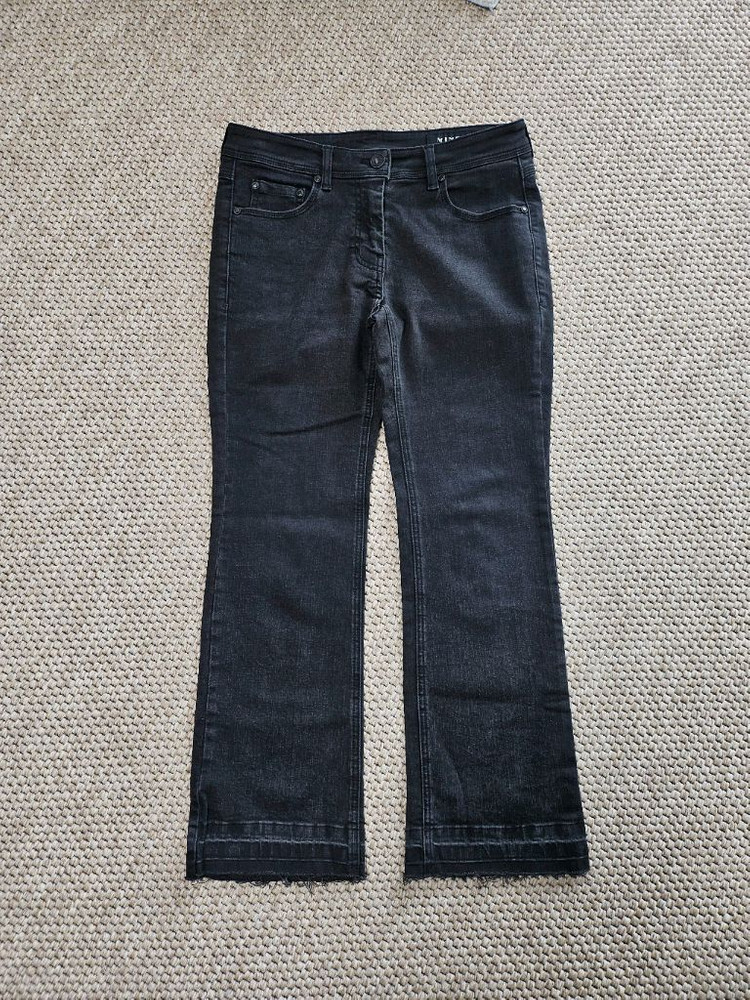 MINE 블랙 부츠컷 데님 64 55사이즈--10