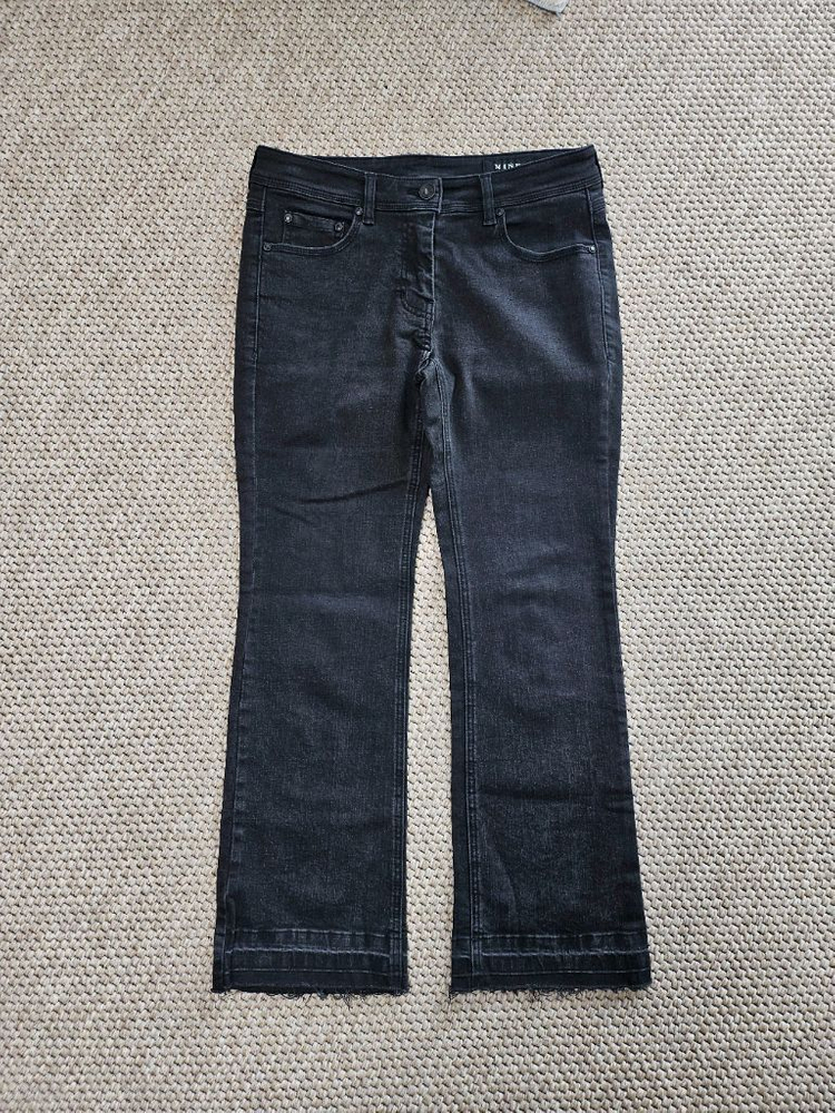 MINE 블랙 부츠컷 데님 64 55사이즈--11