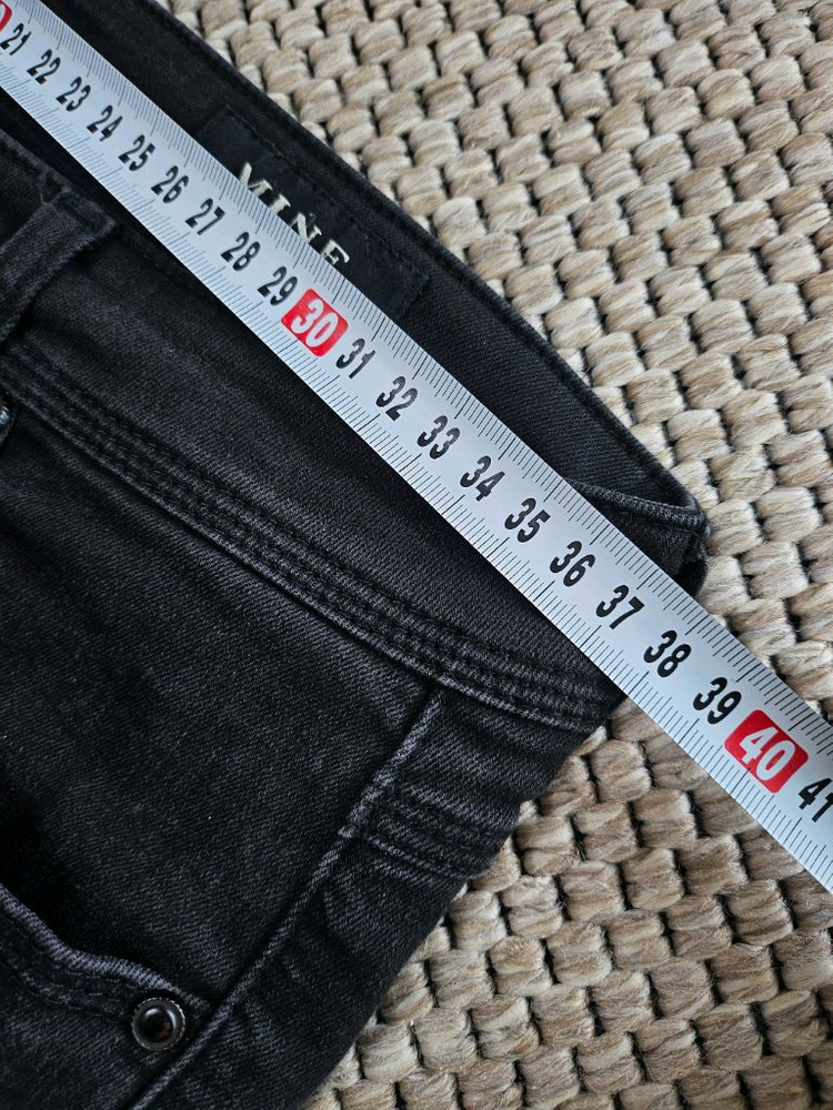 MINE 블랙 부츠컷 데님 64 55사이즈--15