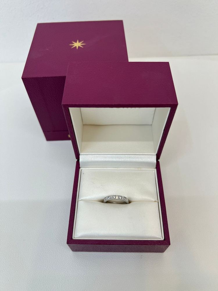 [중고명품 럭스올 울산점]불가리 메리미 플래티넘 다이아몬드 5P 웨딩링--6