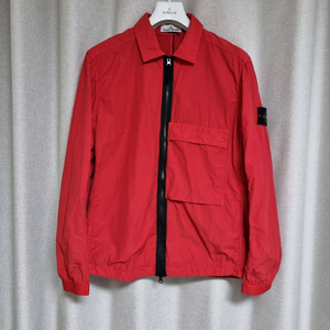 스톤아일랜드 나슬란 라이트 가먼트 다이드오버셔츠 레드 L사이즈