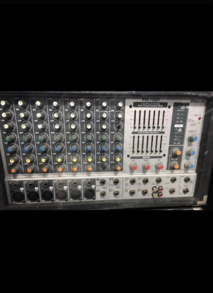 VASCOM PM-708R 파워드믹서--1