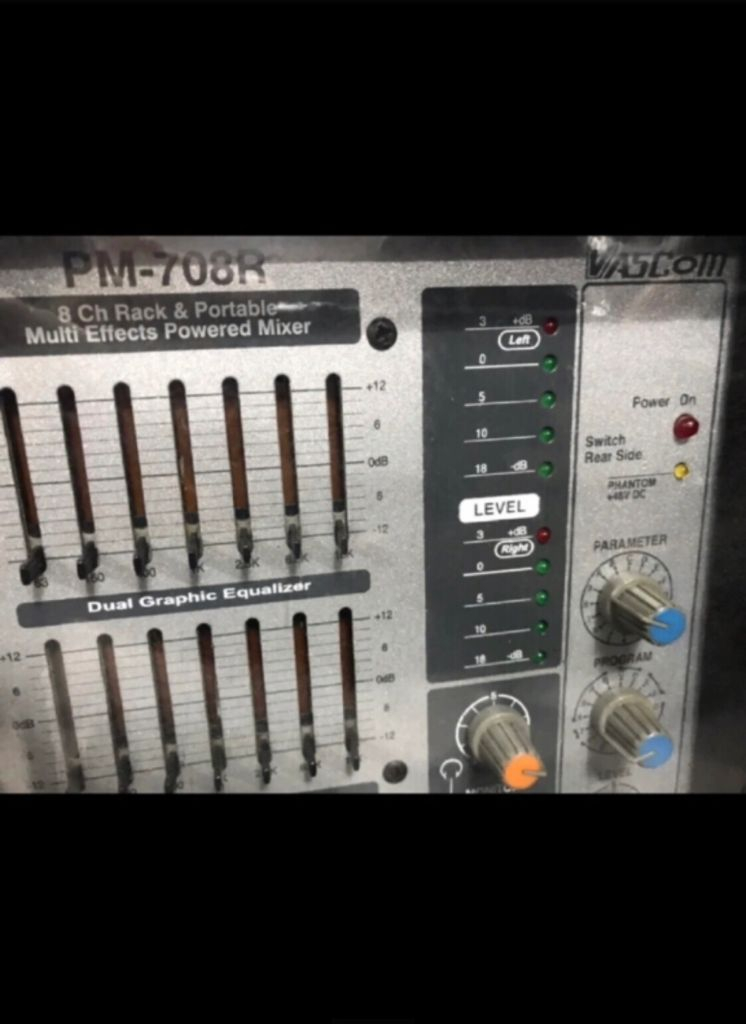 VASCOM PM-708R 파워드믹서--2