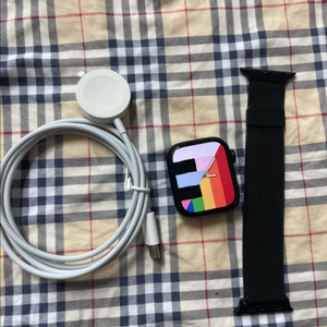 애플워치8 41mm 미드나이트 S급