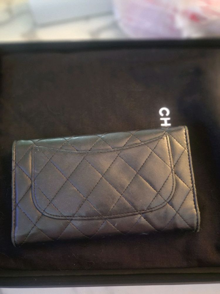 정품 샤넬 장지갑--1
