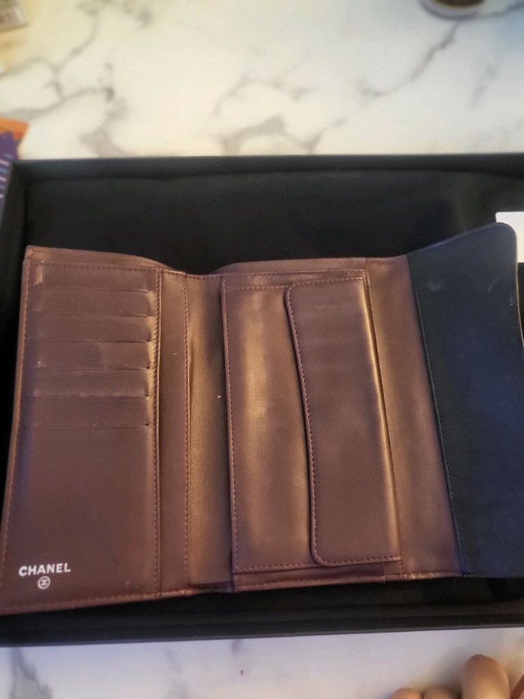 정품 샤넬 장지갑--2