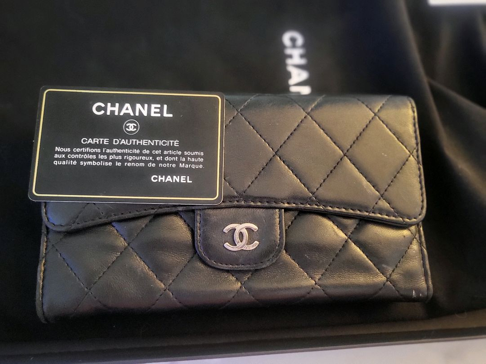 정품 샤넬 장지갑--3