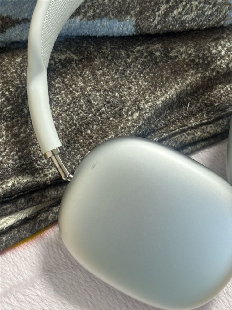 애플 에어팟 맥스 실버+니트 커버--1