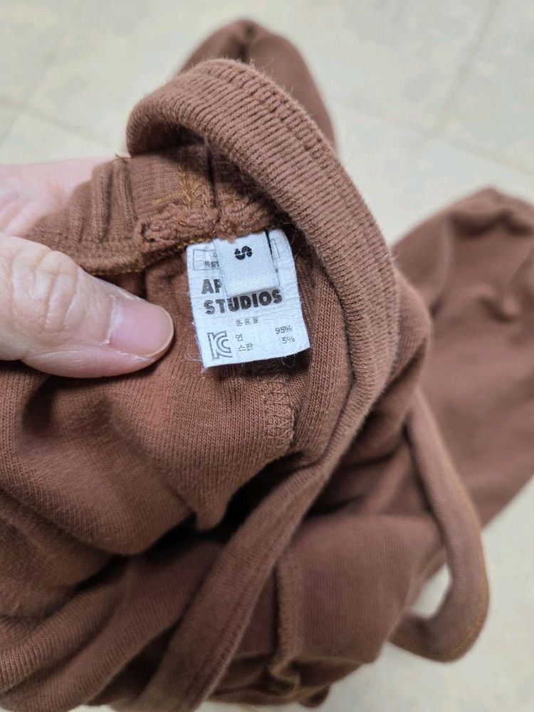 아프리콧스튜디오 오버롤 상하복세트 S사이즈--9