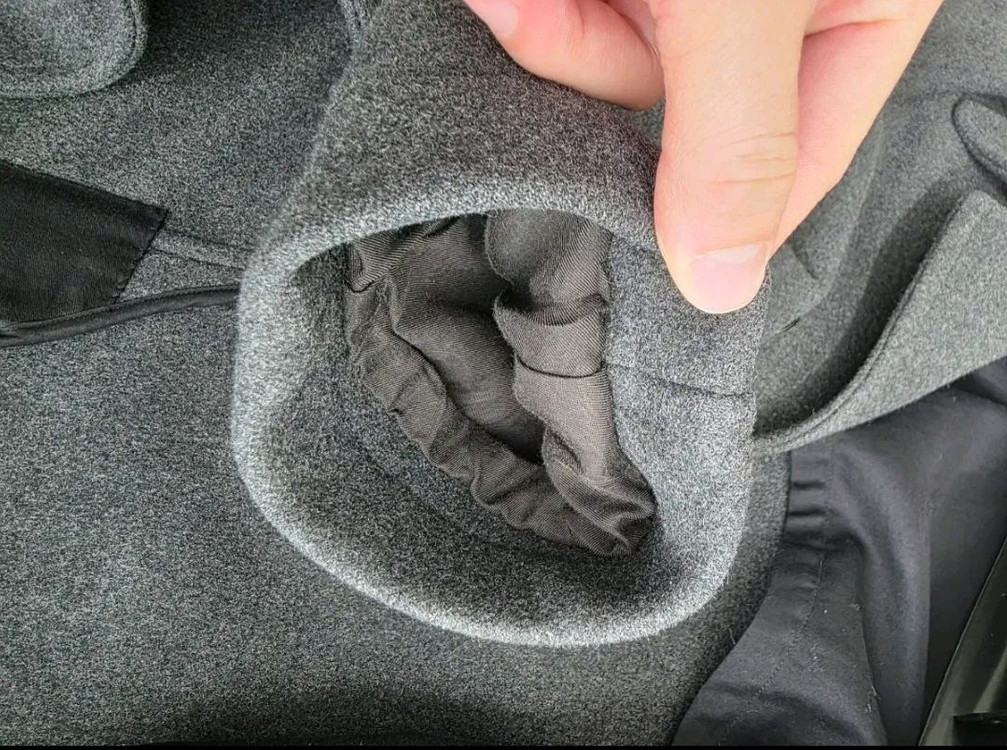 [40] 21FW 캡틴선샤인 트래블러 발마칸 코트 다크그레이--4