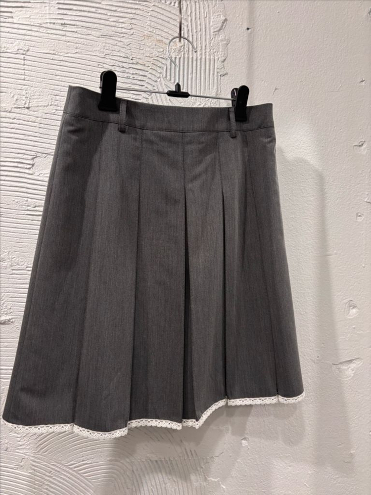 유희 24년 플리츠주름 스커트--5