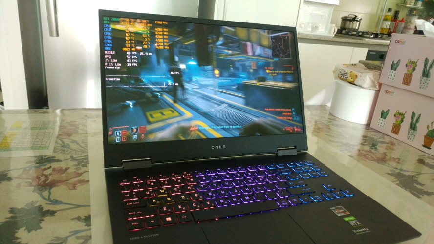 HP 오멘 고성능 게이밍 노트북/램32G,RTX3070 이미지