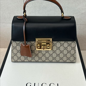 구찌 GG 수프림 패드락 탑핸들 토트 숄더백 453188 이미지