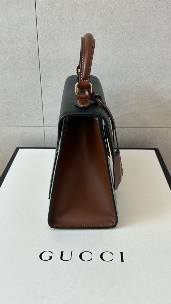 구찌 GG 수프림 패드락 탑핸들 토트 숄더백 453188 이미지