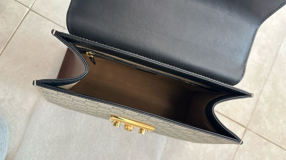 구찌 GG 수프림 패드락 탑핸들 토트 숄더백 453188 이미지