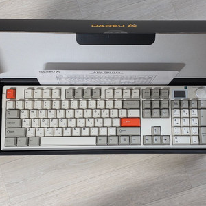 [새상품] 다얼유 A104 Pro FLEX 저소음머스타드축 레트로 베이지