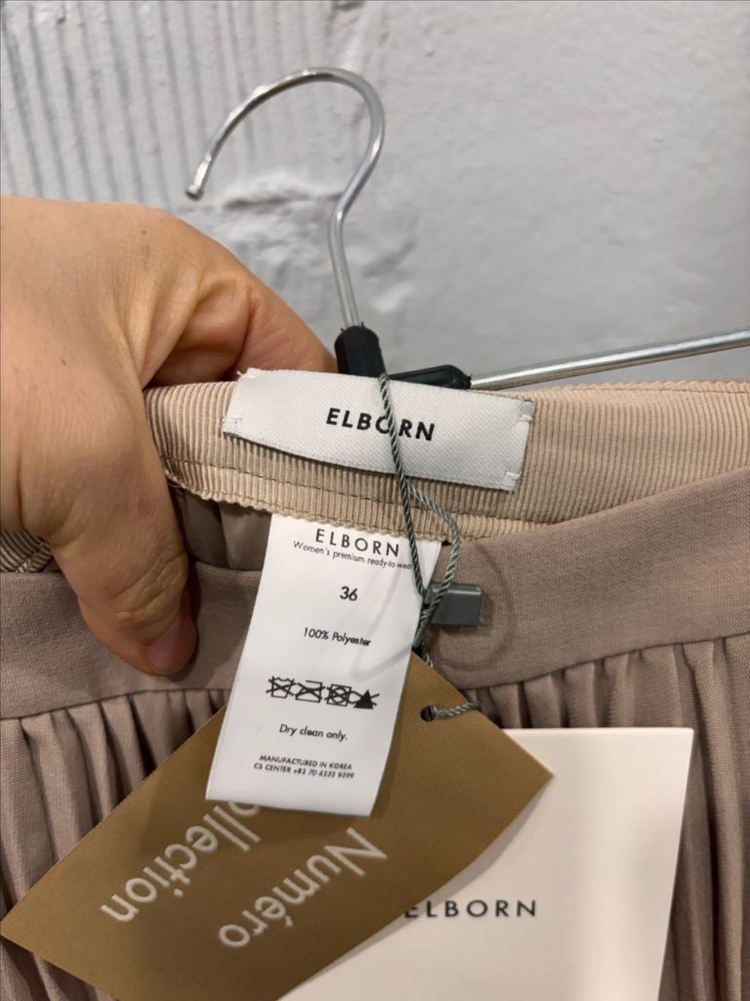 (3/8추가업뎃) 엘보른 플리츠 주름 스커트--3