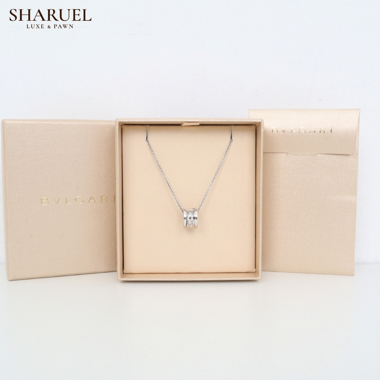 불가리 비제로원 세이브더칠드런 실버 목걸이 361007--1