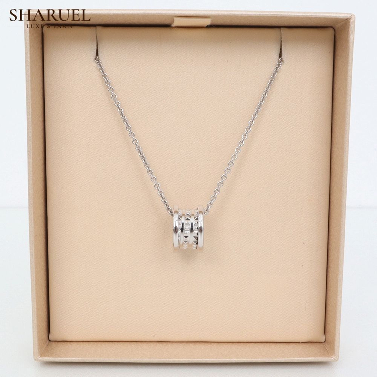 불가리 비제로원 세이브더칠드런 실버 목걸이 361007--2