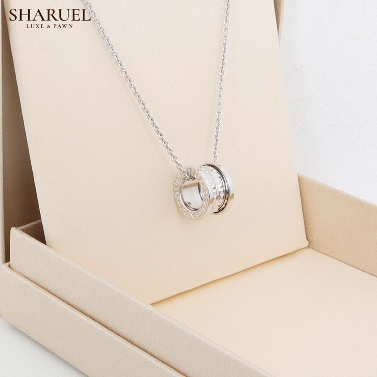 불가리 비제로원 세이브더칠드런 실버 목걸이 361007--3