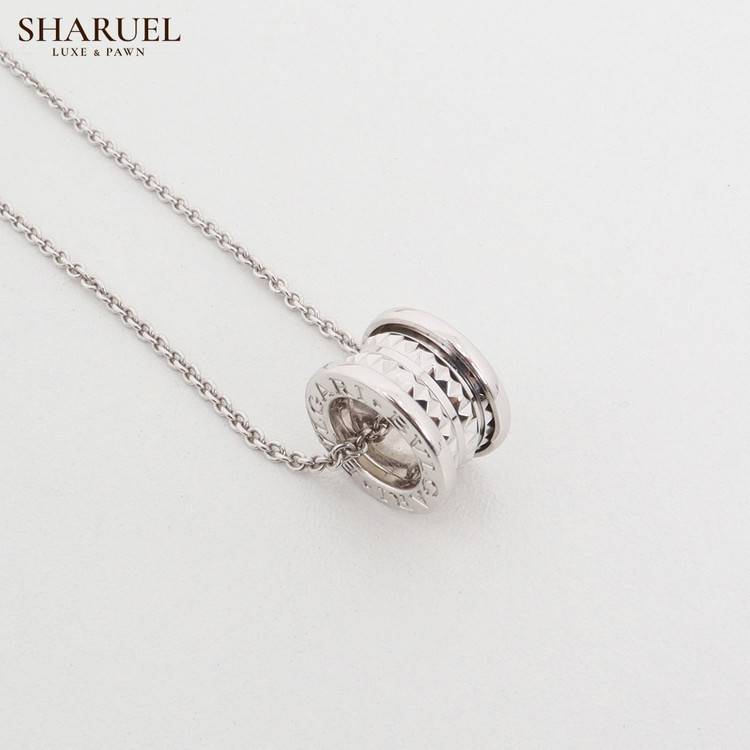 불가리 비제로원 세이브더칠드런 실버 목걸이 361007--5