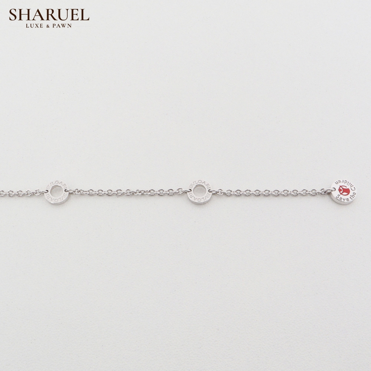 불가리 비제로원 세이브더칠드런 실버 목걸이 361007--6