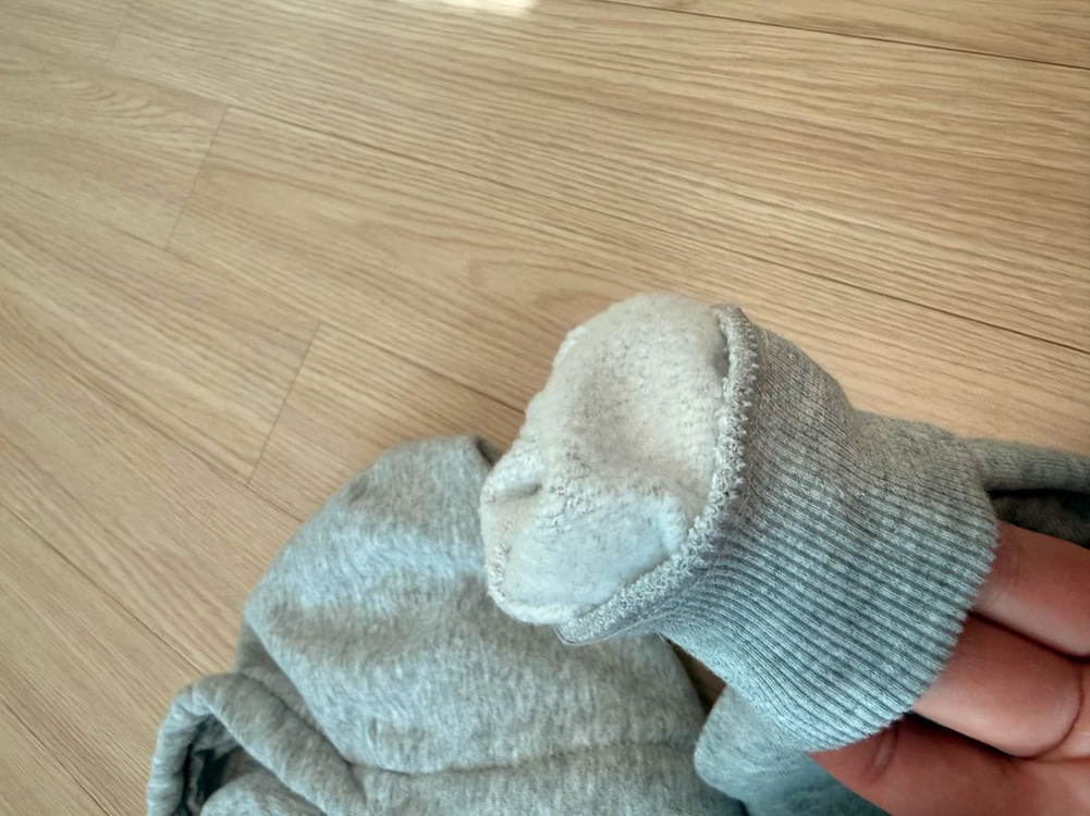 수입 데님 후드 청자켓 후드티 봄 점퍼 120~130 사이즈 정도 이미지