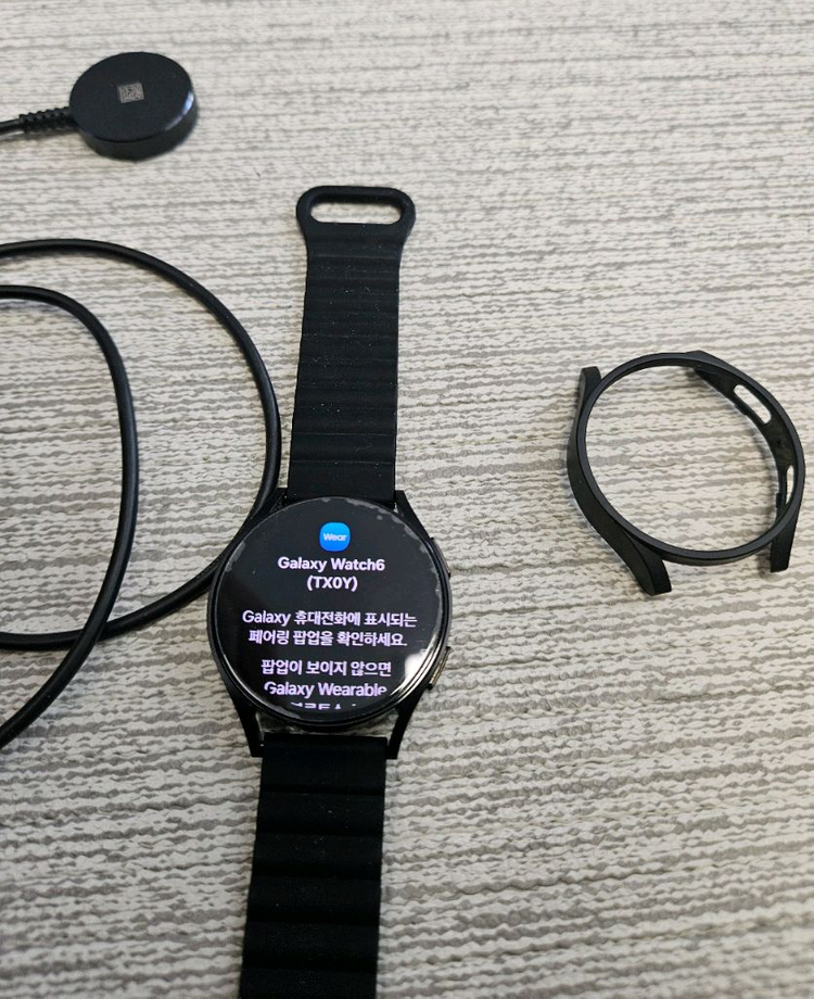 갤럭시워치6 40mm 상태좋음 택포10만--5