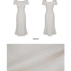 플로움 컵케이크 원피스 아이보리 xs