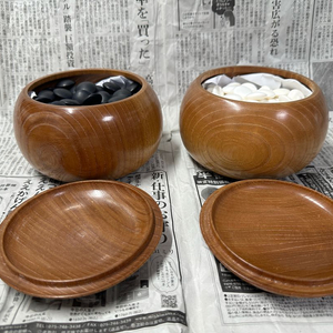 [마지막할인] 조개 바둑알 (대합기석) 32호 / 검은 천연석 바둑돌 34호 이미지