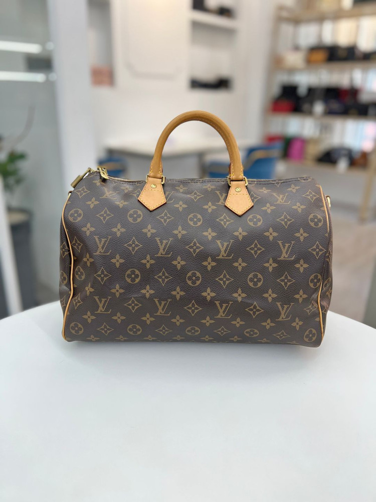 [중고명품 럭스올 울산점]루이비통 스피디 반둘리에 35 모노그램 숄더백--2