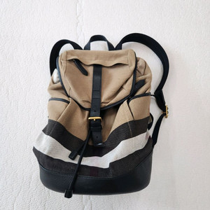 버버리 캔버스 체크 드리프턴 백팩 명품 남성 여성 기저귀 가방