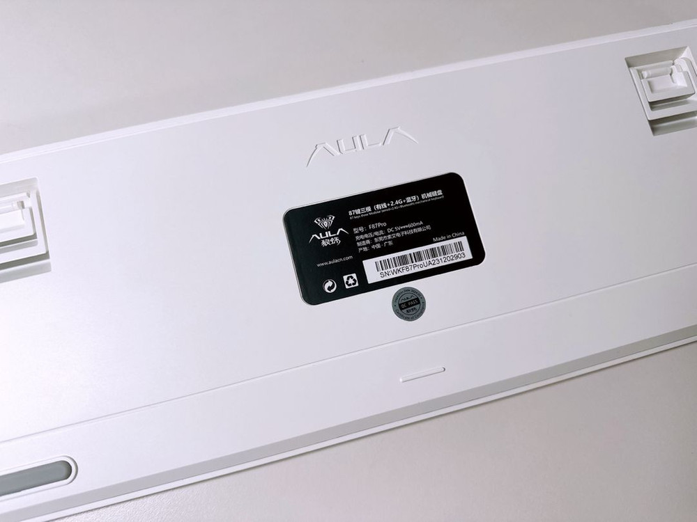 AULA F87 Pro 독거미 키보드 황축--2