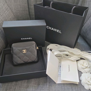 샤넬 캐비어 카드지갑